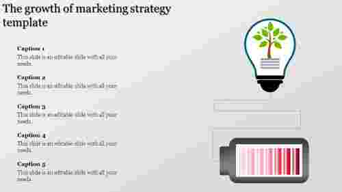 marketing strategy template-The growth of marketing strategy template